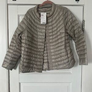 ATHLETA Downwind Goose Down Packable Puffer Jacket Size XL NWT
